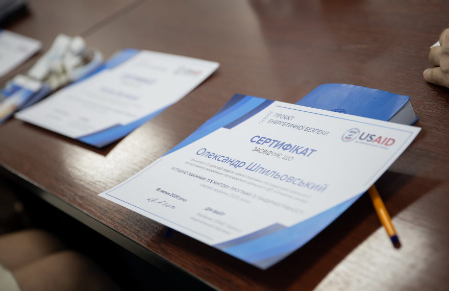 Certificates on the table